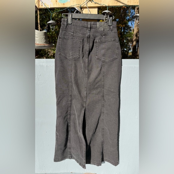 Cotton On Black Denim Maxi Skirt | Size 2 | Excellent Condition - Picture 4 of 6